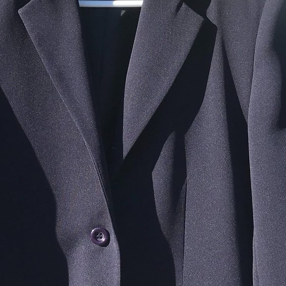 Blazer Classic Navy Blue Lined and Fitted   Size 6 - Picture 6 of 7